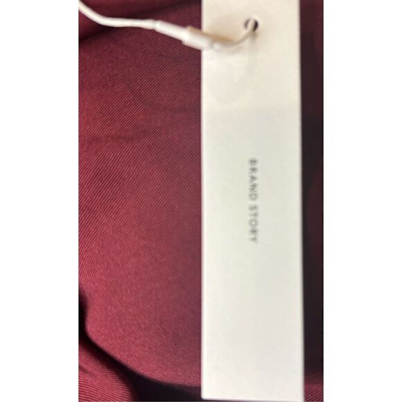 Vince Cowl Neck Cap Sleeve Silk Blend Blouse in Plum Wine NWT Size 1X - Picture 4 of 5